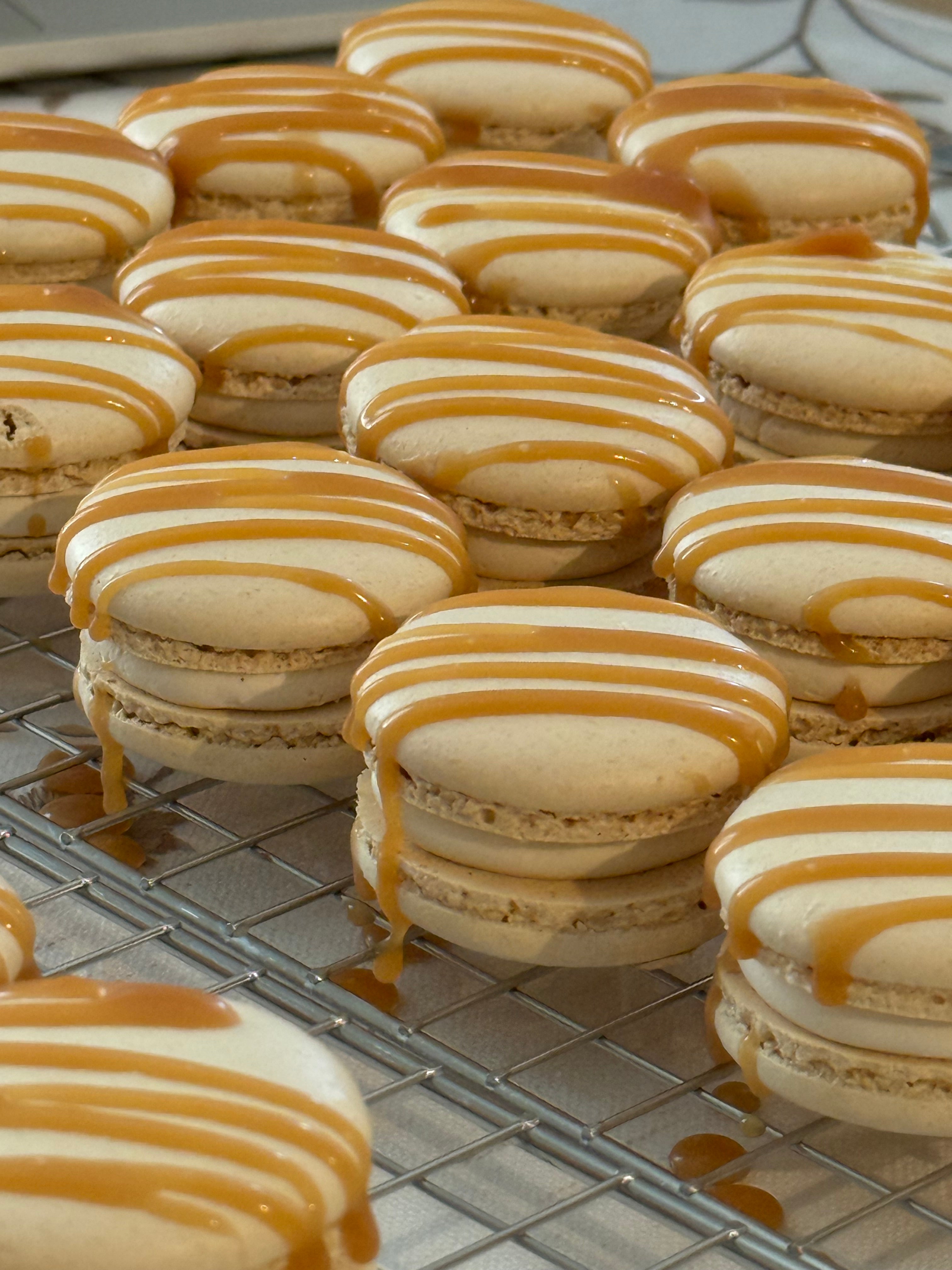 Salted Caramel Macaron